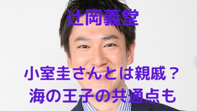 画像 小室圭の親戚にアナウンサー辻岡義堂 海の王子だった共通点も ソロモンnews