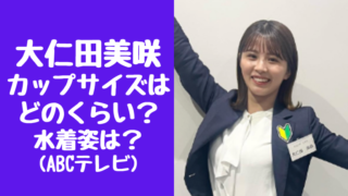 【画像】大仁田美咲アナウンサーのカップサイズはどのくらい？水着姿は？(ABCテレビ)