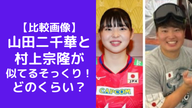 【比較画像】山田二千華と村上宗隆が似てるそっくりと話題！どのくらい？